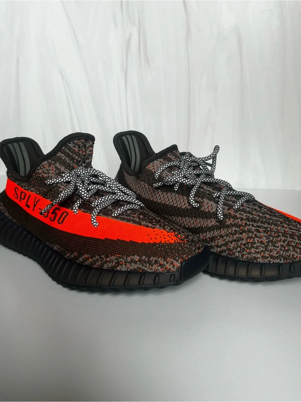 adidas Yeezy Boost 350 V2 – Black & Orange Primeknit - Picture 5 of 6